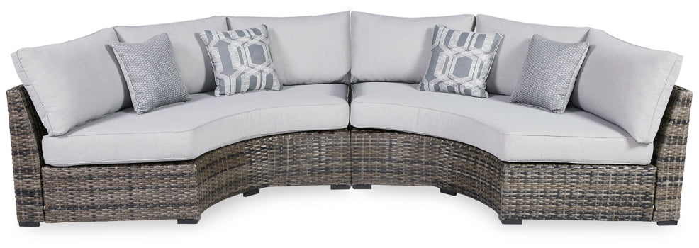 Harbor Court 2-Piece Outdoor Sectional - furniture place usa