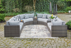 Harbor Court 9-Piece Outdoor Sectional - furniture place usa
