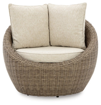 Danson Swivel Lounge with Cushion (Set of 2) - furniture place usa