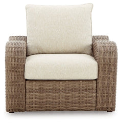 Sandy Bloom Lounge Chair with Cushion - furniture place usa