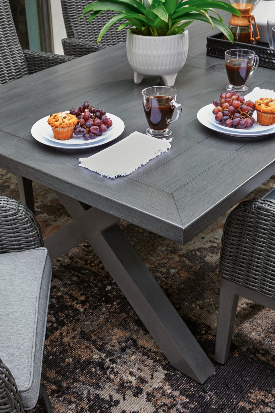 Elite Park Outdoor Dining Table - furniture place usa