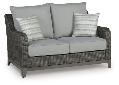 Elite Park Outdoor Loveseat with Cushion - furniture place usa