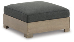 Citrine Park Outdoor Ottoman with Cushion - furniture place usa