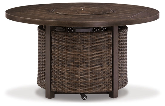 Paradise Trail Fire Pit Table - furniture place usa