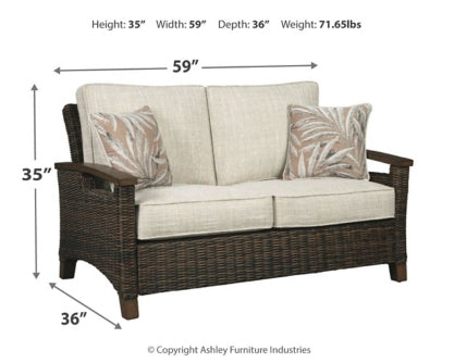 Paradise Trail Outdoor Sofa and Loveseat - furniture place usa