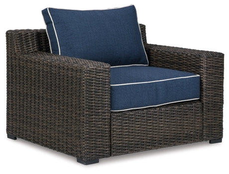 Grasson Lane Outdoor Sofa and 2 Chairs with Coffee Table - furniture place usa