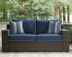Grasson Lane Outdoor Sofa and Loveseat with Coffee Table - furniture place usa