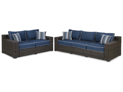 Grasson Lane Outdoor Sofa and Loveseat - furniture place usa