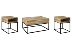 Gerdanet Coffee Table and 2 End Tables - furniture place usa