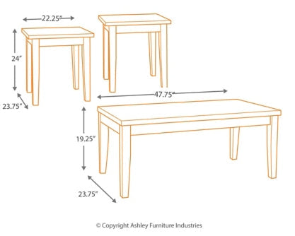 Theo Table (Set of 3) - furniture place usa