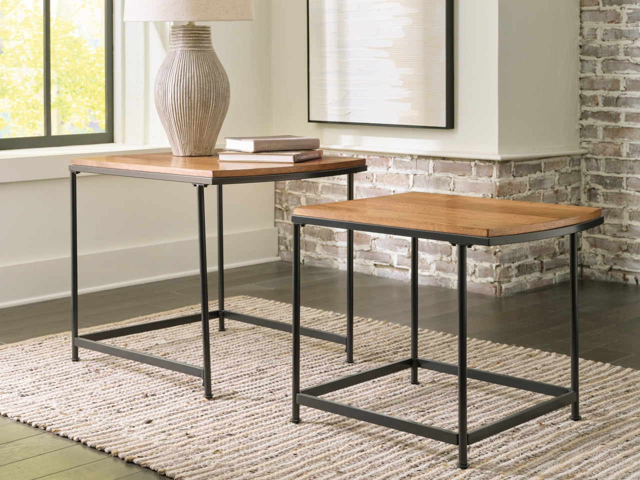 Drezmoore Nesting End Table (Set of 2) - furniture place usa