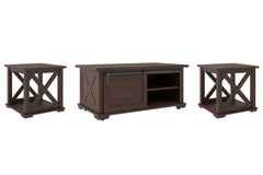 Camiburg Coffee Table with 2 End Tables - PKG007135 - furniture place usa