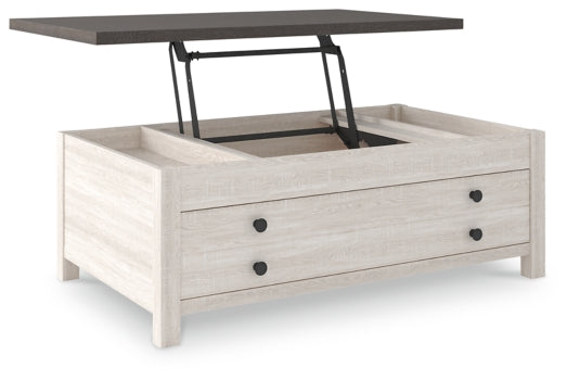 Dorrinson Coffee Table with Lift Top - furniture place usa