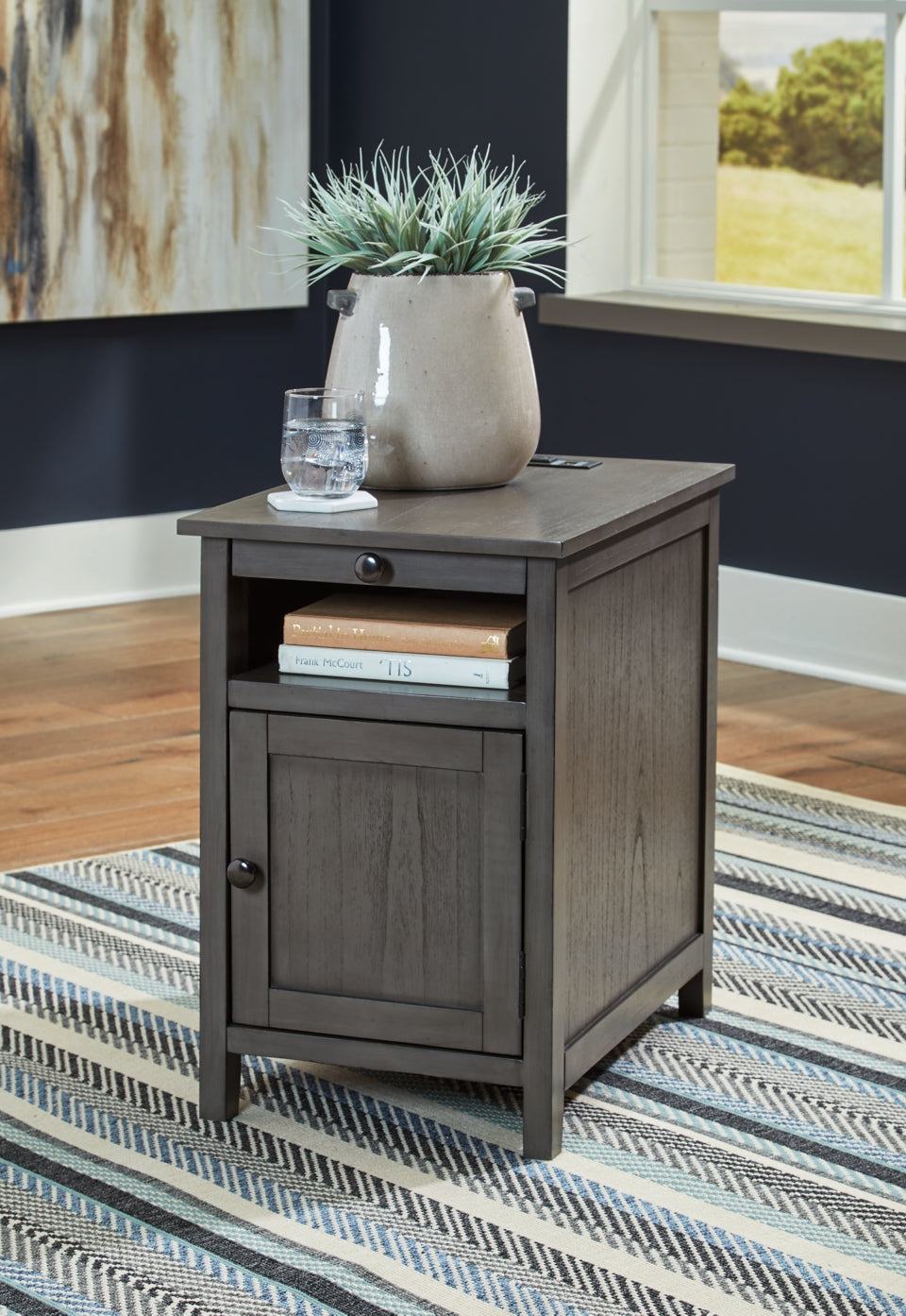 Treytown Chairside End Table - furniture place usa