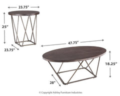 Neimhurst Table (Set of 3) - furniture place usa