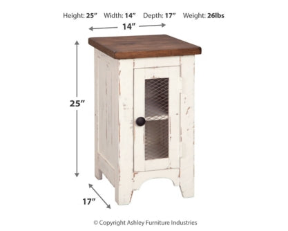 Wystfield Chairside End Table - furniture place usa