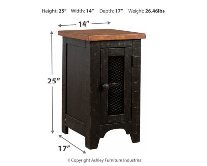 Valebeck Chairside End Table - furniture place usa