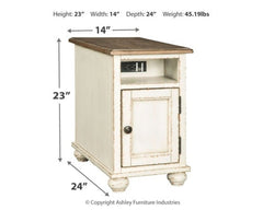 Realyn Chairside End Table - furniture place usa