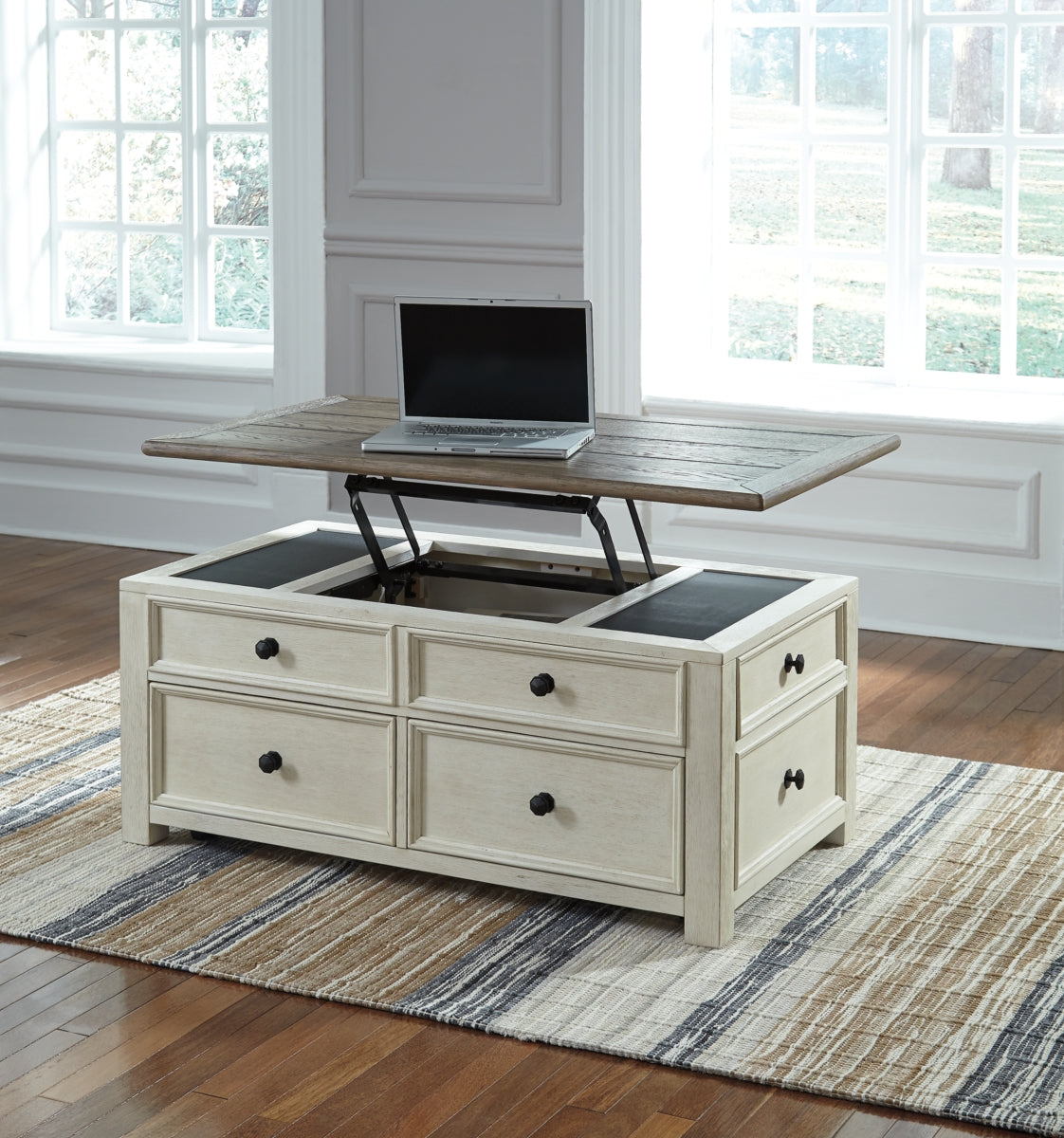 Bolanburg Coffee Table with Lift Top - furniture place usa