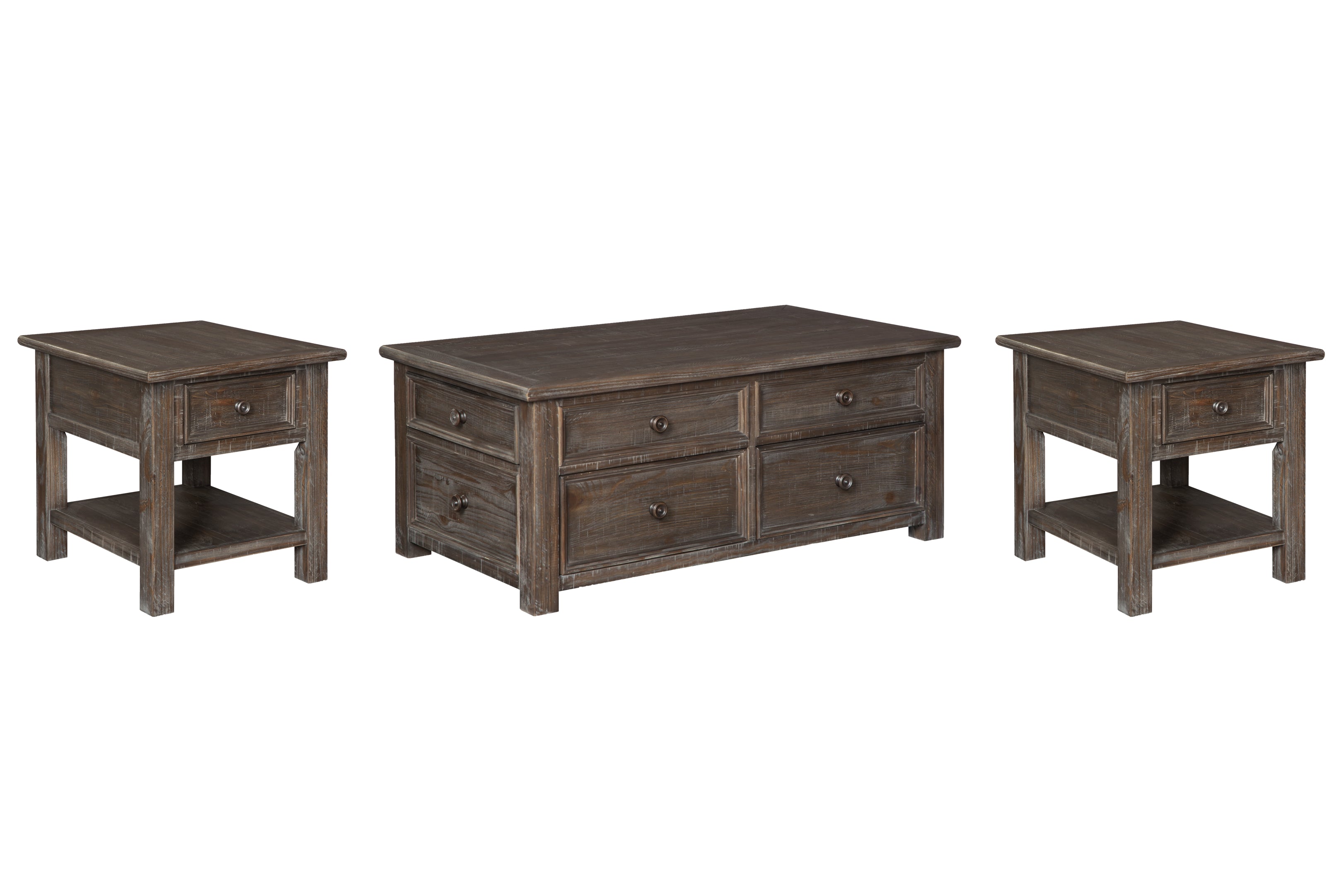 Wyndahl Coffee Table with 2 End Tables - PKG007253 - furniture place usa