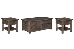 Wyndahl Coffee Table with 2 End Tables - PKG007253 - furniture place usa
