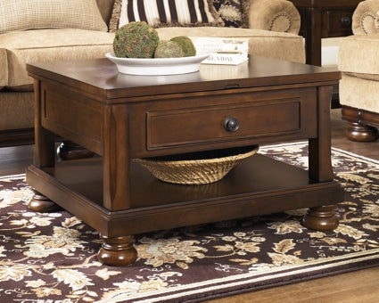Porter Coffee Table with 2 End Tables - furniture place usa