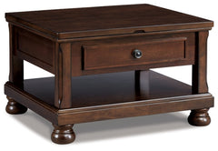 Porter Coffee Table with Lift Top - furniture place usa