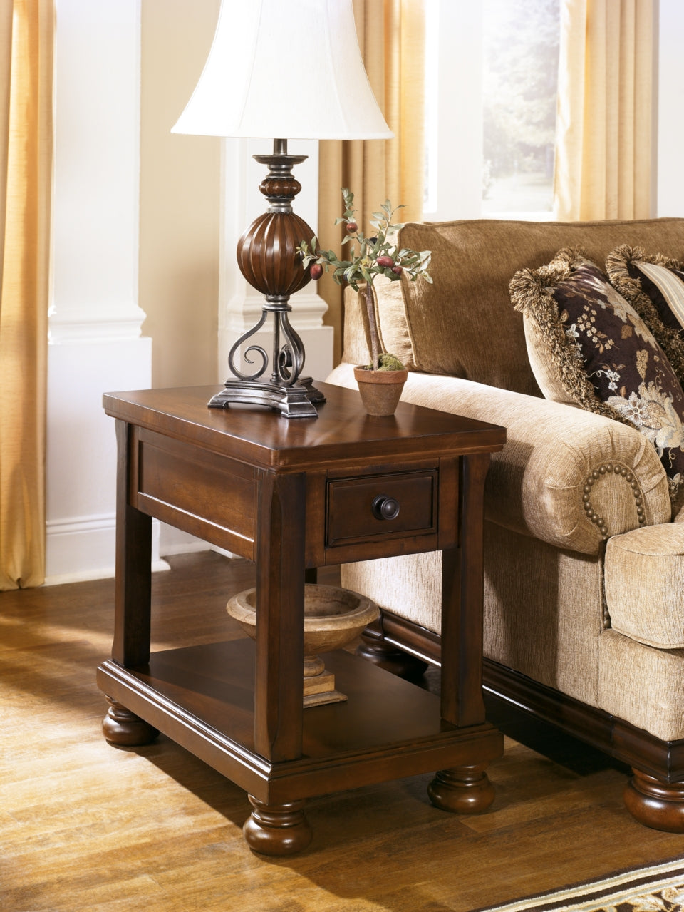 Porter Chairside End Table - furniture place usa