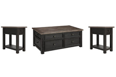 Tyler Creek Coffee Table with 2 End Tables - PKG010344 - furniture place usa