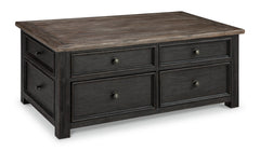 Tyler Creek Coffee Table with 2 End Tables - PKG010344 - furniture place usa