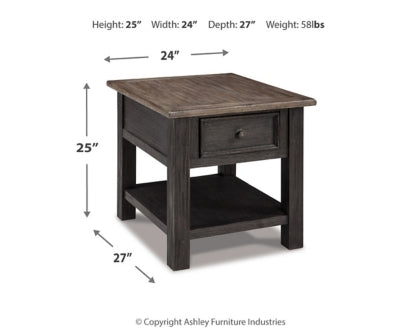 Tyler Creek Coffee Table with 1 End Table - PKG008765 - furniture place usa