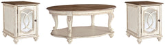 Realyn Coffee Table with 2 End Tables - PKG008585 - furniture place usa