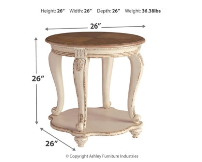 Realyn Coffee Table with 1 End Table - PKG008636 - furniture place usa