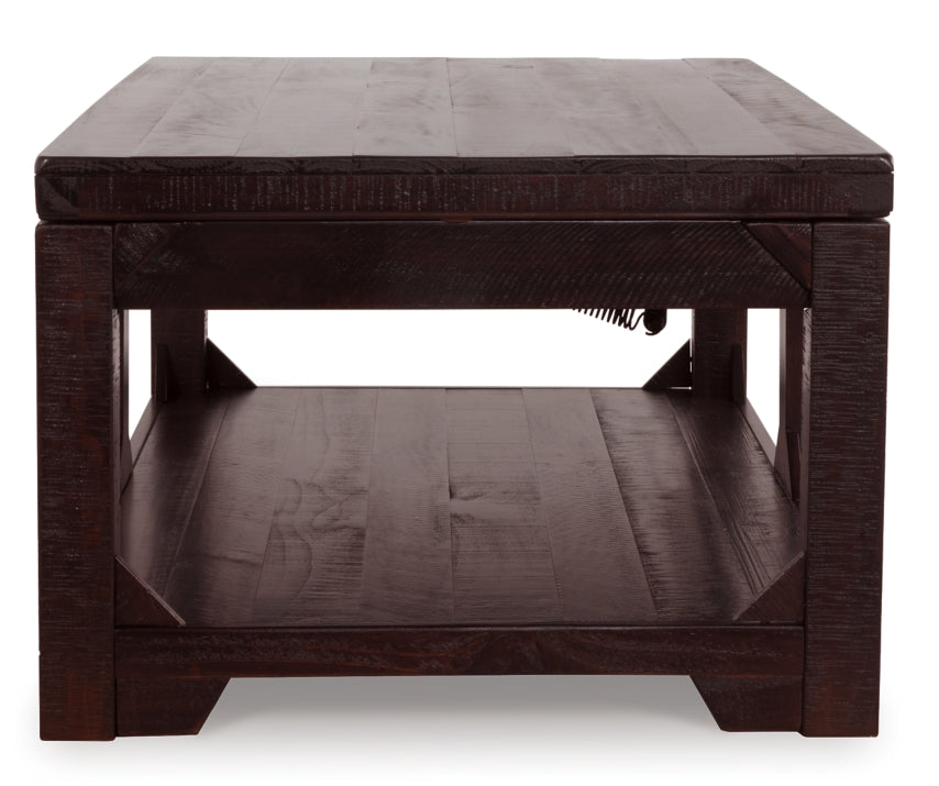 Rogness Coffee Table with Lift Top - furniture place usa