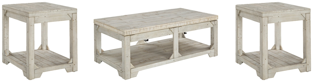 Fregine Coffee Table and 2 End Tables - furniture place usa