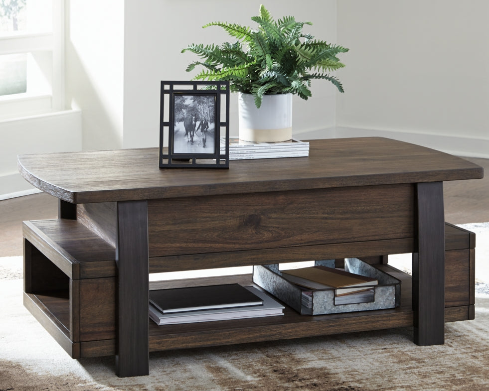Vailbry Coffee Table with 1 End Table - PKG008769 - furniture place usa