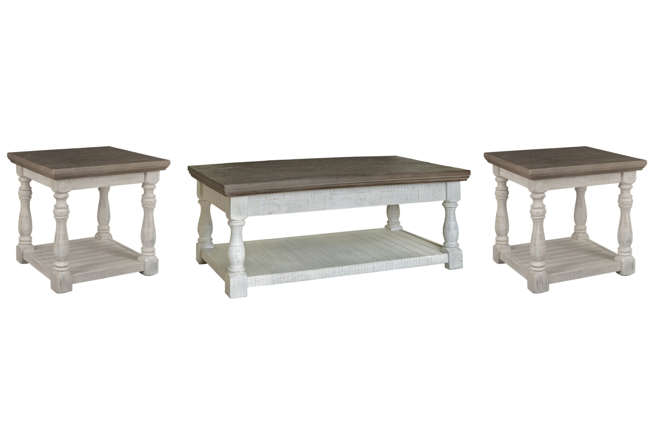 Havalance Coffee Table with 2 End Tables - PKG007177 - furniture place usa