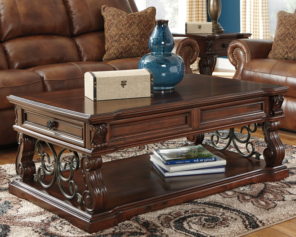 Alymere Coffee Table with 1 End Table - furniture place usa