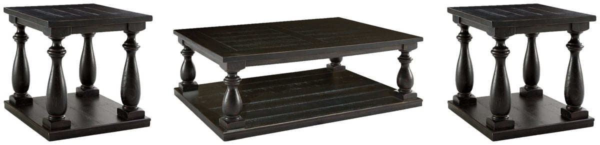 Mallacar Coffee Table and 2 End Tables - furniture place usa