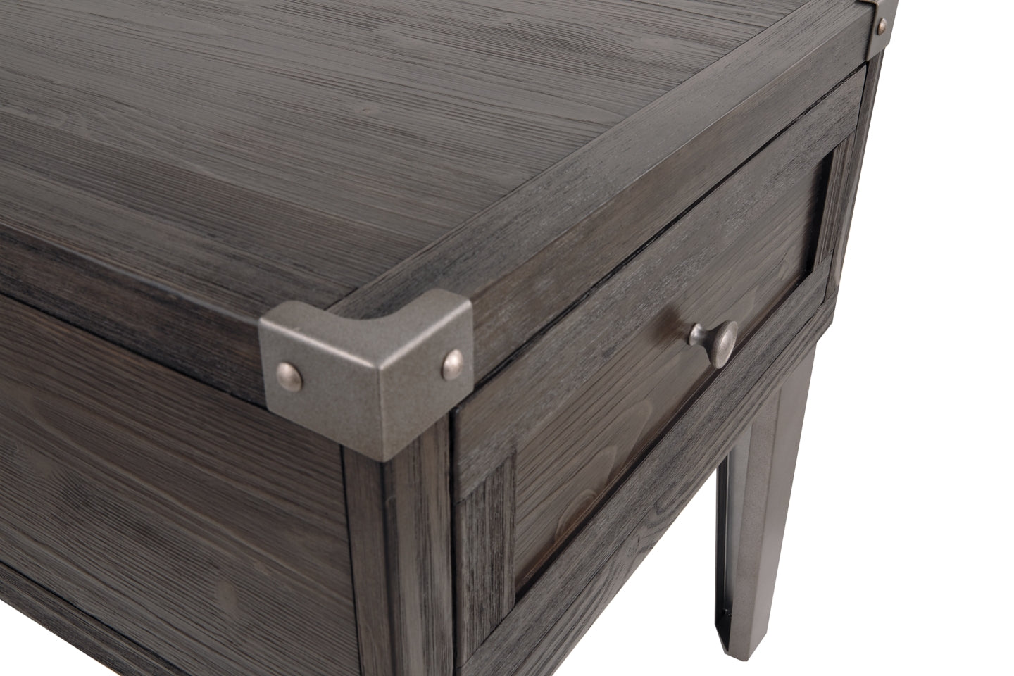 Todoe End Table with USB Ports & Outlets - furniture place usa