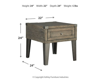 Chazney Coffee Table with 1 End Table - furniture place usa