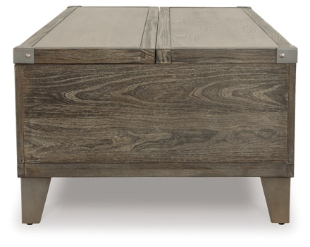 Chazney Coffee Table with Lift Top - furniture place usa