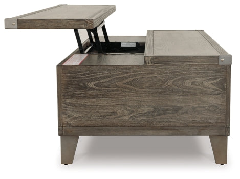 Chazney Coffee Table with Lift Top - furniture place usa