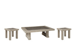Hennington Coffee Table with 2 End Tables - furniture place usa