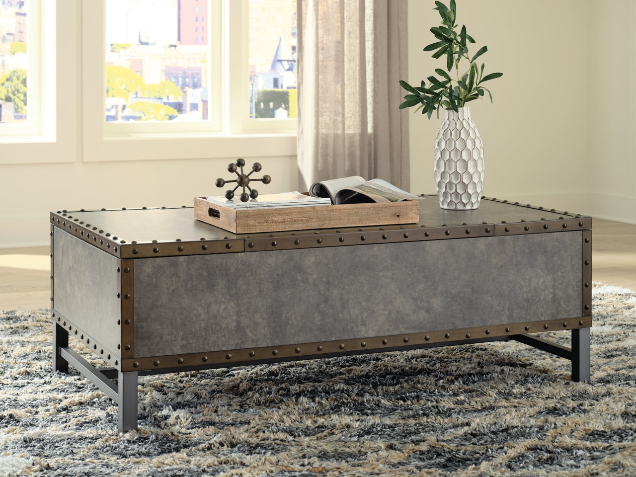 Derrylin Lift-Top Coffee Table - furniture place usa