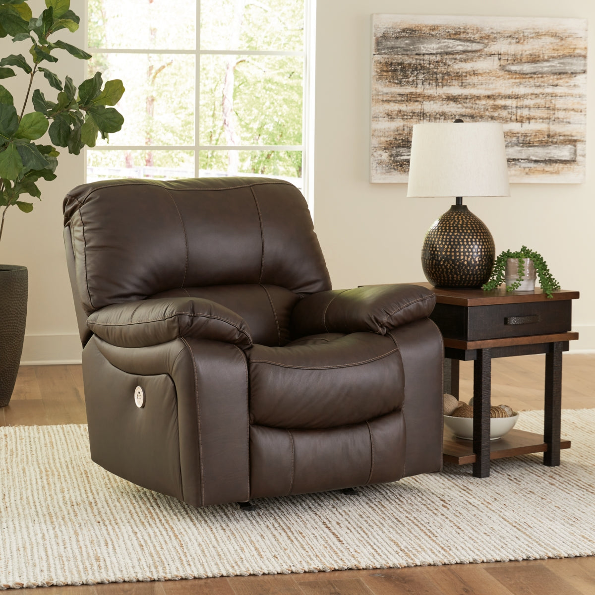 Leesworth Power Recliner - furniture place usa