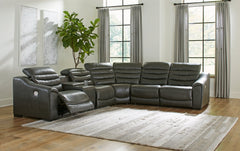 Center Line 6-Piece Power Reclining Sectional - furniture place usa