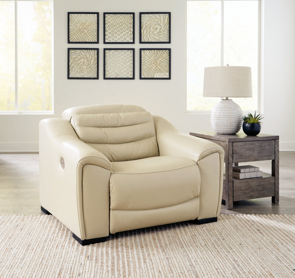 Center Line 3-Piece Sectional with Recliner - furniture place usa