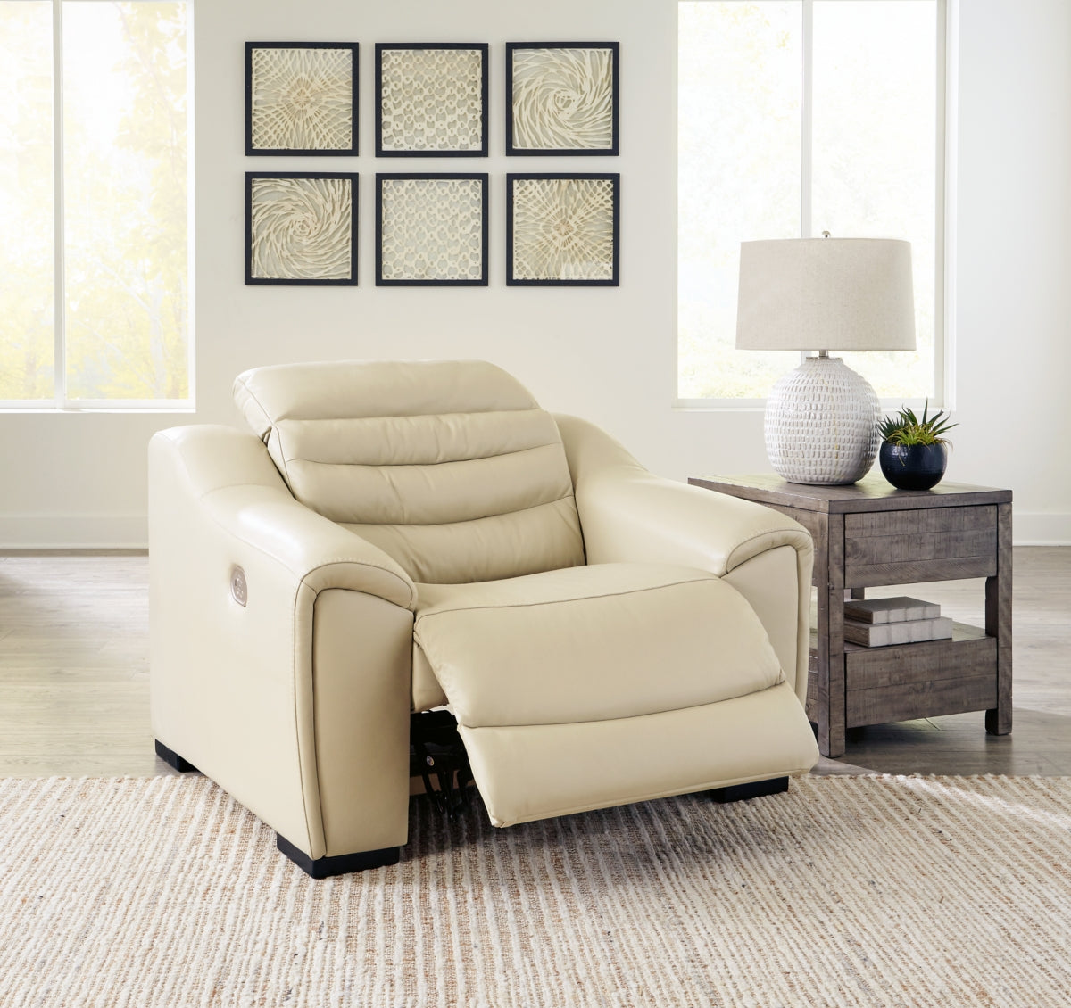 Center Line 2-Piece Sectional with Recliner - furniture place usa