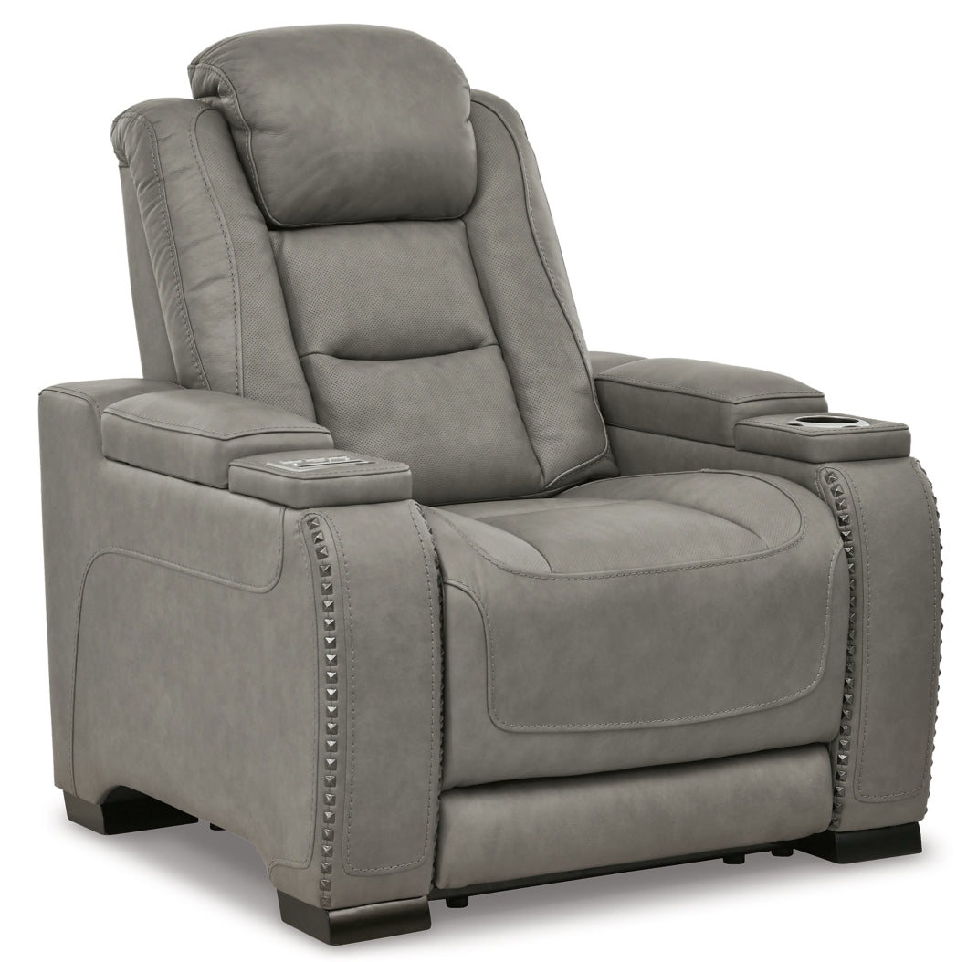 The Man-Den Sofa, Loveseat and Recliner - furniture place usa